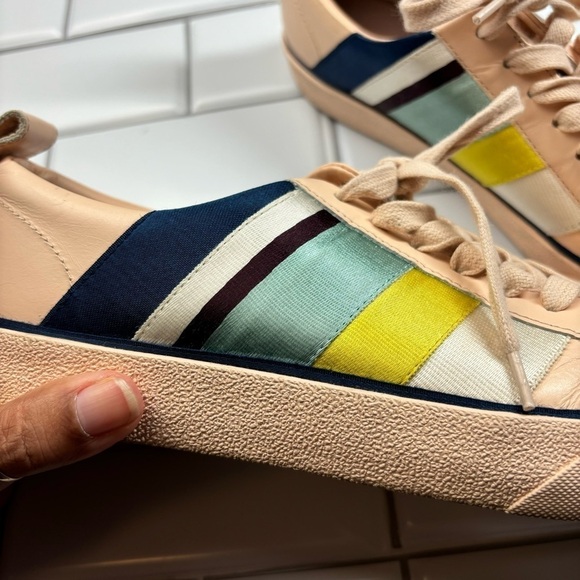 Diane von Furstenberg DVF Tess Leather Sneaker Trainer, EU38/US 8 - Picture 14 of 15